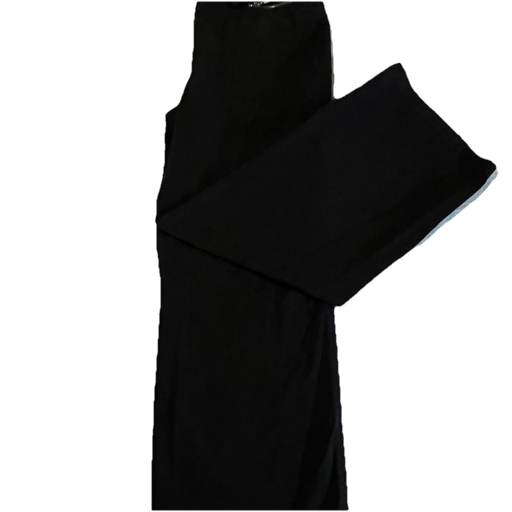 Women's Kenneth Cole Black Pants With Zipper Accent Pocket. Size 4 Wide Leg‎